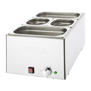 Bain-Marie Avec Bacs - 2 x GN 1/3 et 2 x GN 1/6 - Buffalo