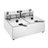 Doppelte elektrische Fritteuse mit Timer - 2 x 5 L - Buffalo