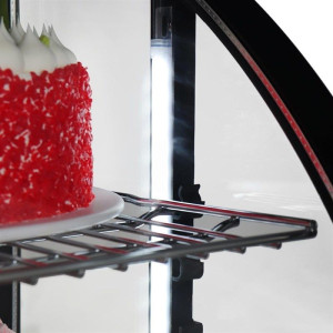 Black Countertop Refrigerated Display - 100 L - Polar