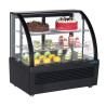 Black Countertop Refrigerated Display - 100 L - Polar