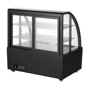 Black Countertop Refrigerated Display - 100 L - Polar