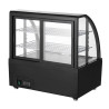 Black Countertop Refrigerated Display - 100 L - Polar