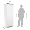 White Positive Refrigerated Cabinet 1 Door 400 L - Polar