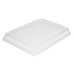 PET lids for Recyclable Meal Trays 263 x 201 mm - Pack of 90 - Faerch