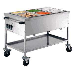 Bain-Marie-Wagen - 3 GN 1/1