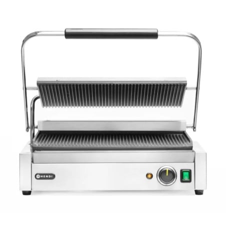Grillkontakt Panini XL - Gerillte Platte - HENDI