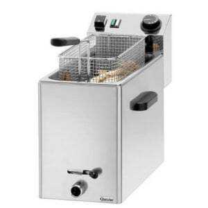 Electric fryer "SNACK XL" with Drain Valve - 8L Bartscher