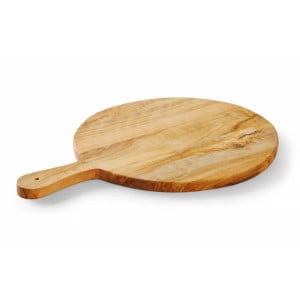 Servierbrett aus Olivenholz - Ø 320 mm - HENDI