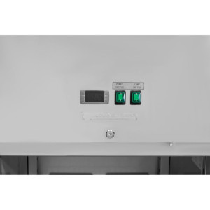 Positive Glass Door Refrigerated Cabinet 650 L Ventilated Cooling