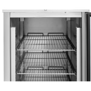 Positive Glas-Kühlschrank 650 L Umluftkühlung