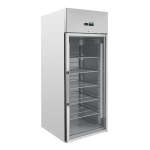 Positive Glas-Kühlschrank 650 L Umluftkühlung