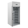 Positive Glass Door Refrigerated Cabinet 650 L Ventilated Cooling