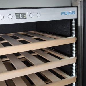 Weinkühler Untertisch Edelstahl - 118 L