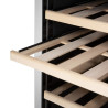 Weinkeller Bi-Zone Serie G Edelstahl 320 L - Polar