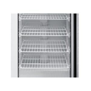Gefrierschrank 400 L mit Glastür Umluftkühlung -18/-22°C