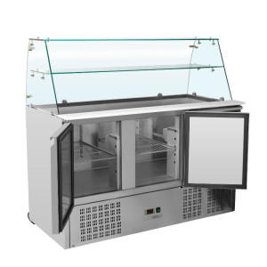 Saladette Kühlschrank 3 Türen - 368 L - Dynasteel