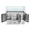 Saladette Kühlschrank 3 Türen - 368 L - Dynasteel