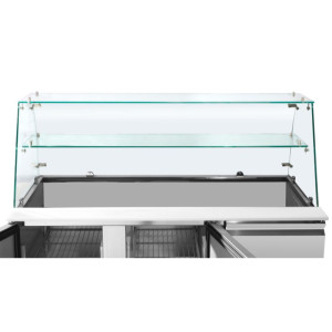 Saladette Kühlschrank 3 Türen - 368 L - Dynasteel