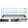 Saladette Kühlschrank 3 Türen - 368 L - Dynasteel