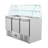 Saladette Kühlschrank 3 Türen - 368 L - Dynasteel