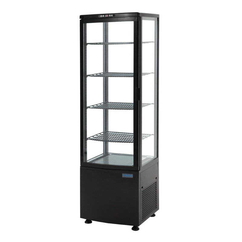 Refrigerated Display Case - Curved Door - Black Series C 235 L
