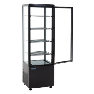 Kühlvitrine - Gebogene Tür - Schwarze Serie C 235 L