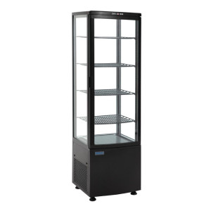 Kühlvitrine - Gebogene Tür - Schwarze Serie C 235 L