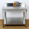 Table inox professionnelle Dynasteel : robustesse et praticité