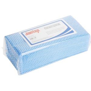 Blaue Reinigungstücher für das Badezimmer - Set von 50
