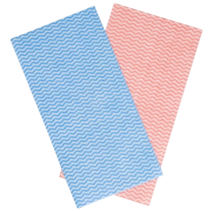 Chiffon de Nettoyage Salle de Bain Bleu - Lot de 50