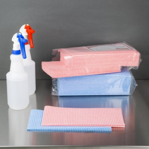 Blaue Reinigungstücher für das Badezimmer - Set von 50