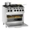 Gasherd mit 4 Brennern - Serie 700