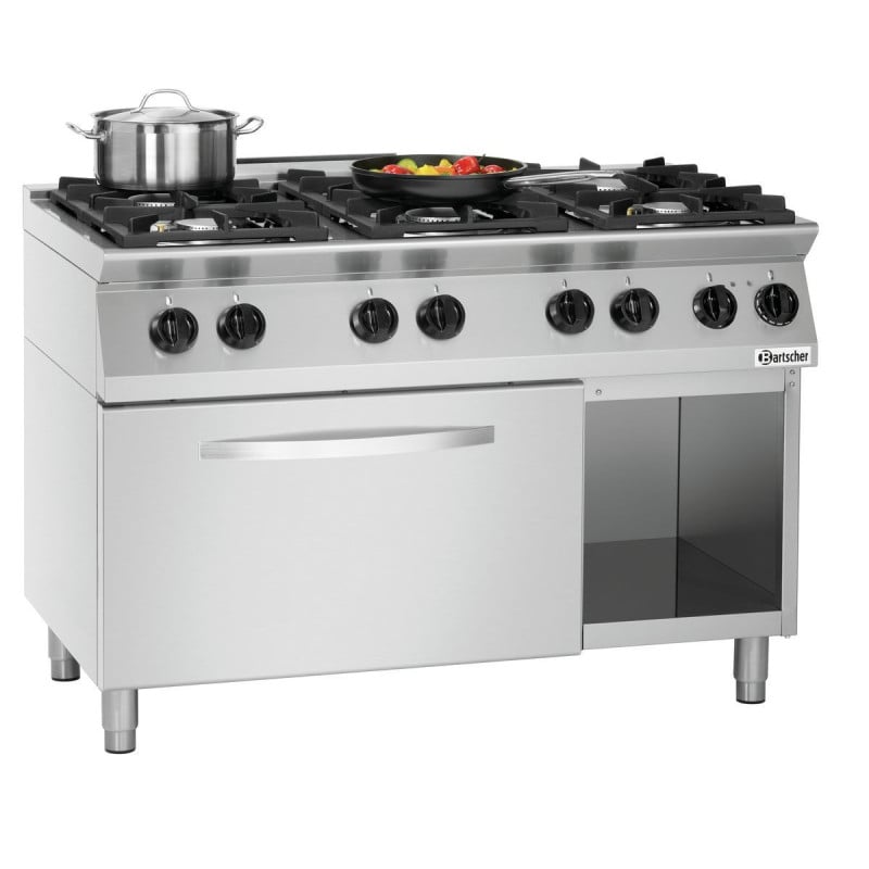 Gasherd mit 6 Brennern - Serie 700 Gasherd mit 6 Brennern - Serie 700