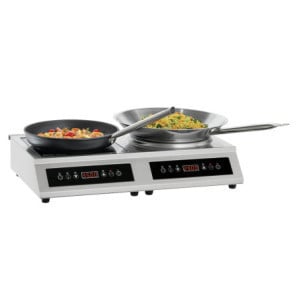 Induktionskochfeld und Wok - 7000 W