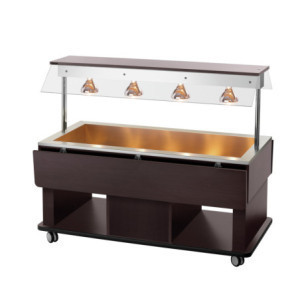 Kinder Buffetwagen Warm - 4 x GN 1/1