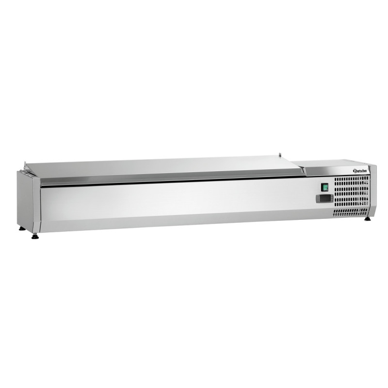 Saladette Kühltisch aus Edelstahl - 7 x GN 1/4 Saladette Kühltisch aus Edelstahl - 7 x GN 1/4