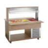 Chariot Buffet Chaud - 4 x GN 1/1
