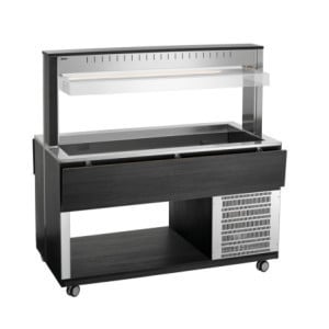 Chariot Buffet Chaud - 4 x GN 1/1
