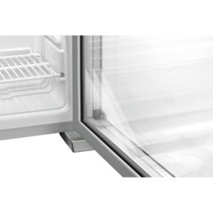 Mini-Gefrierschrank Edelstahl verglast - 90 L - Bartscher