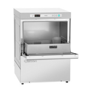 Dishwasher with Drain Pump, Softener, and Detergent Dispenser - 50 x 50 cm - Bartscher