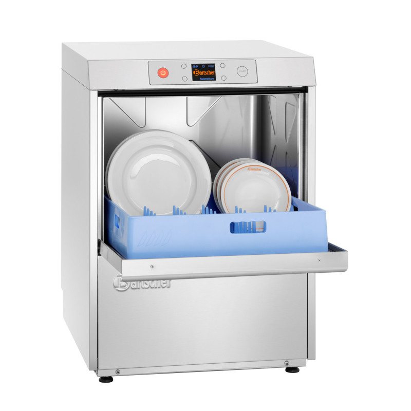 Dishwasher with Drain Pump and Detergent Dispenser - 50 x 50 cm - Bartscher