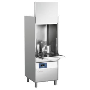 Hood-Type Dishwasher with Detergent Dispenser - Bartscher