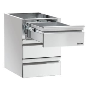 Colonne Tiroirs 3 x GN 1/1 - Bartscher