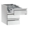 Colonne Tiroirs 3 x GN 1/1 - Bartscher