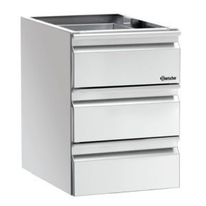 Colonne Tiroirs 3 x GN 1/1 - Bartscher