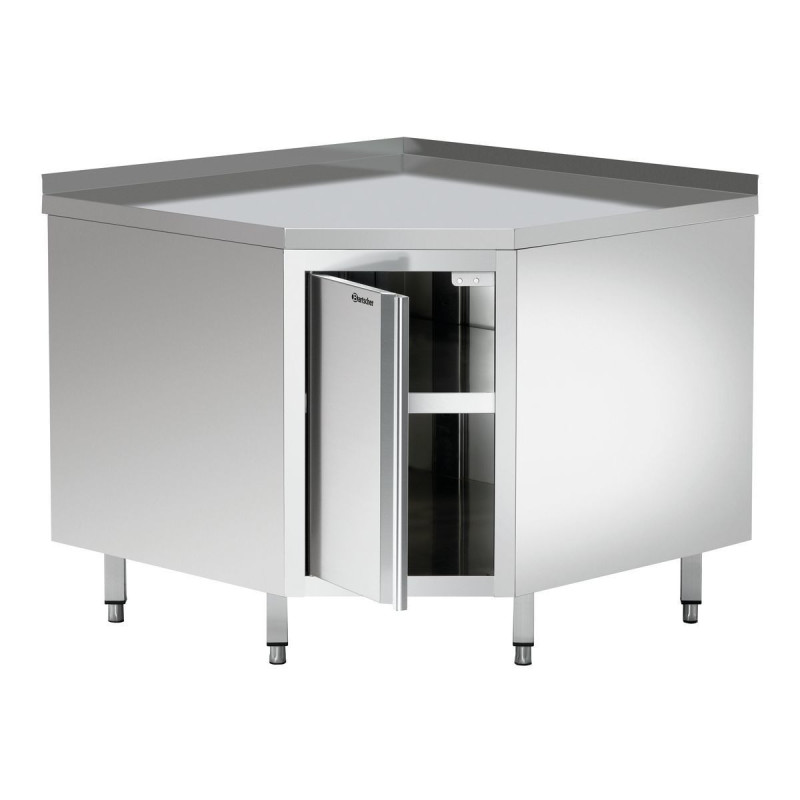 Stainless Steel Corner Furniture - L 1000 x D 1000 mm - Bartscher