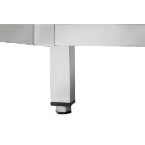 Eckmöbel aus Edelstahl - L 1000 x T 1000 mm - Bartscher