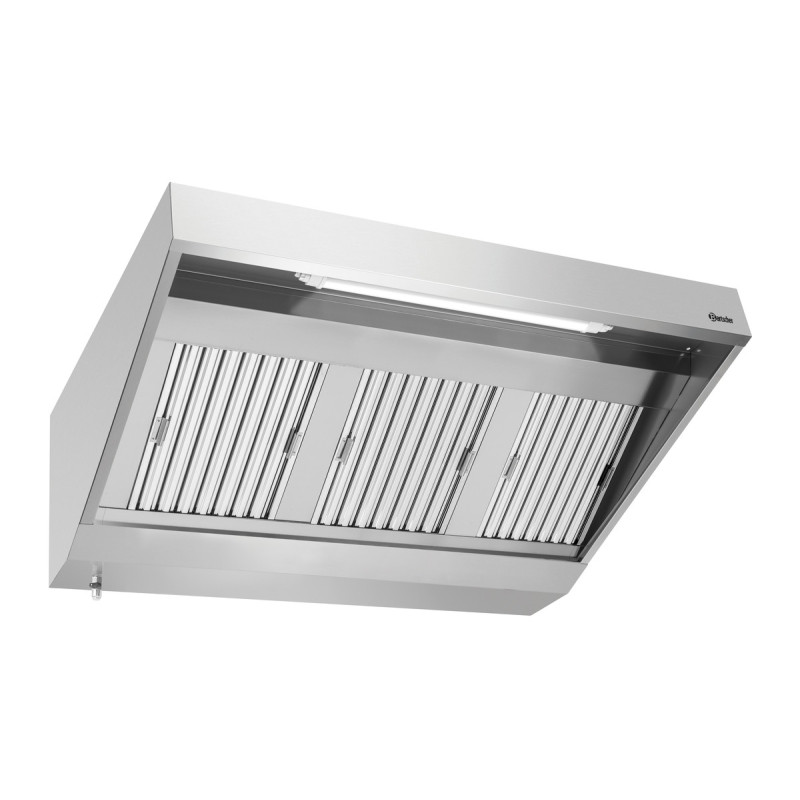Hotte Murale avec Moteur et Eclairage - L 1500 x P 900 mm - Bartscher Hotte Murale avec Moteur et Eclairage - L 1500 x P 900 mm - Bartscher