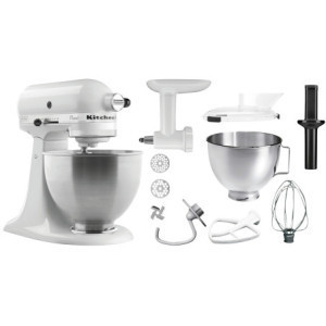 KitchenAid Weißer Mixer mit Zubehör - 4,28 L - Bartscher
