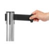 Poteau de Balisage à Sangle - 1,8 m - Bartscher